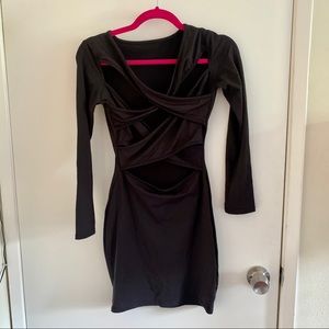SOLD Cutout little black dress